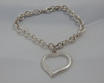 Vintage Ladies Heart Bracelet