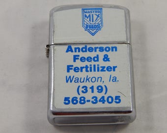 Vintage Collectible Cigarette Lighter with advertising