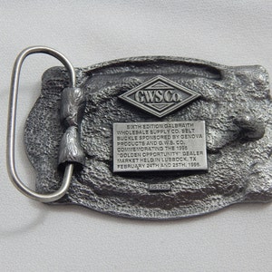 Vintage Genova Products Belt Buckle image 2