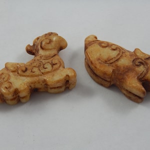 Vintage Nephrite Carved Figures