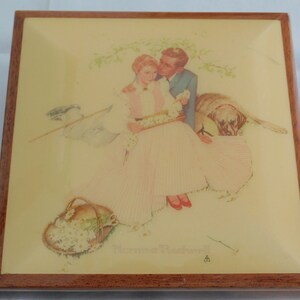 Vintage Collectible Norman Rockwell Music Box