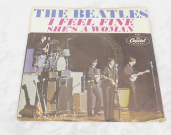 THE BEATLES -- I Feel Fine B/w She's A Woman -- Capitol Fantasy 45