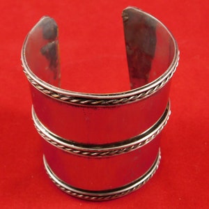 Vintage Collectible Hand Made Cuff Bracelet