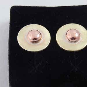 Vintage Collectible Men&#39;s Cuff Links Copper and Brass