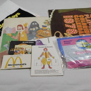Vintage collectible groep McDonalds-memorabilia