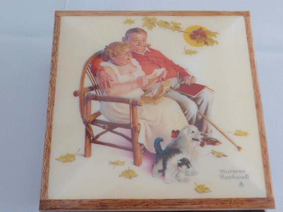 Vintage Collectible Norman Rockwell Music Box - image 1