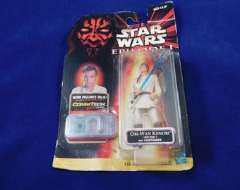 Vintage Star Wars Obi-Wan Kenobi Hasbro 1998 in original package.