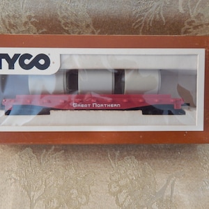 Tyco Great Northern Flat Bed Car HO Vintage 1970's