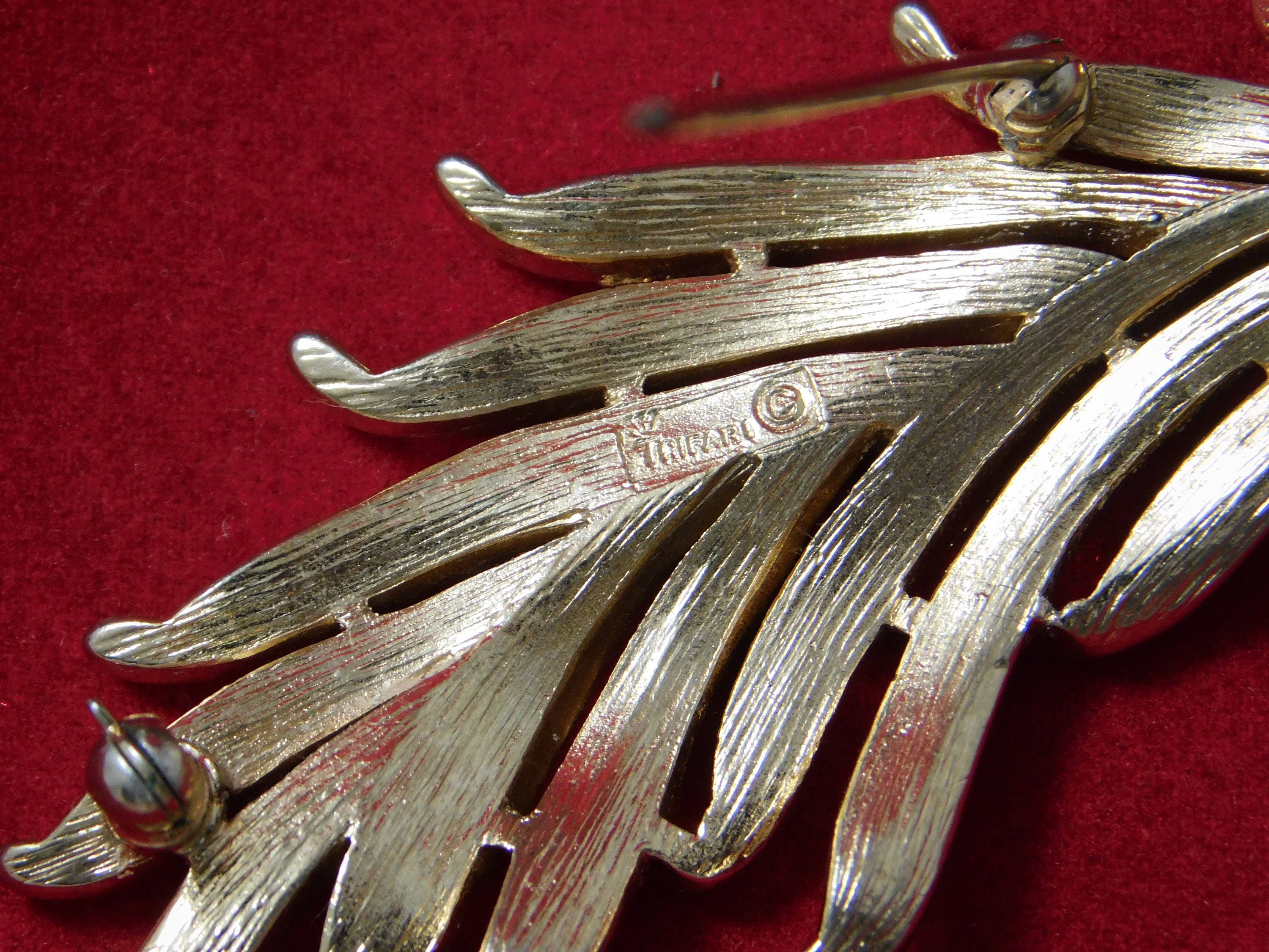 ヴィンテージ コレクターズアイテム トリファリ ブローチ＆イヤリング