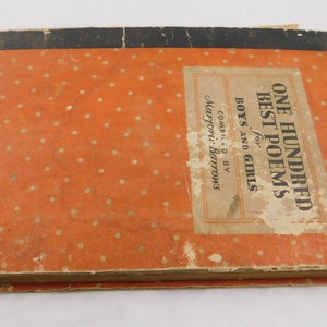 Vintage Collectible Children&#39;s Book of Poems