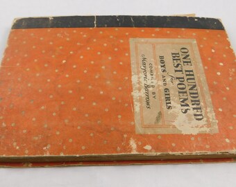 Vintage Sammler Kinderbuch der Gedichte