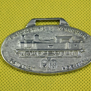 Vintage Pocket Watch Railroad Fob