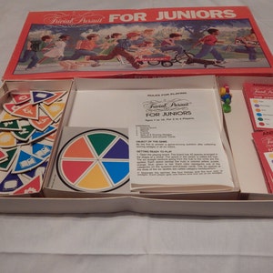 Vintage Trivial Pursuit For Juniors 1987