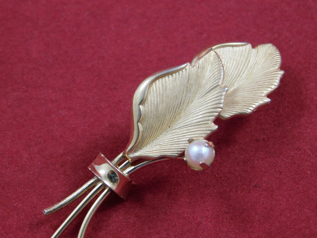 Vintage Collectible Gold Pin From CR CO Jewelry 12kt Gold - Etsy