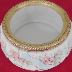 Antique Wave Crest Opel Ware Large Dresser Vanity Bowl