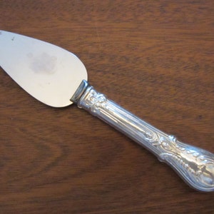 Sterling Silver and Stainless Cheese Server