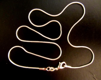 Nuevo collar de cadena de serpiente de 18" x 0,85 mm - 3,65 gramos - Ver fotos