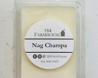 Nag Champa Scented Soy Wax Melts | Dye Free