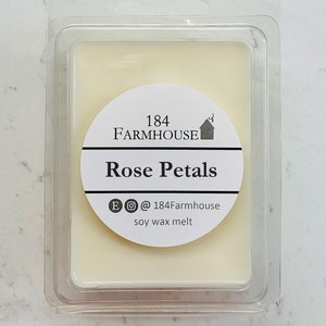 Rose Petals • Inspired Scented Soy Wax Melts | Dye Free