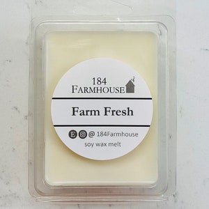 Farm Fresh Scented Soy Wax Melts | Dye Free