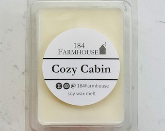 Fondants de cire de soja parfumés Cosy Cabin | Sans colorant