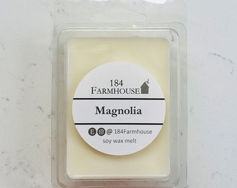 Magnolia Scented Soy Wax Melts | Dye Free