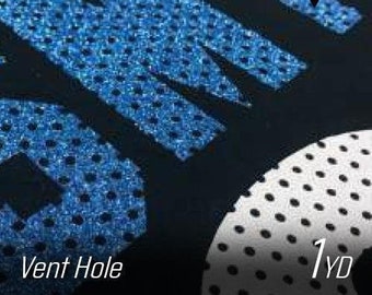 Prisma Athletic Vent Hole Heat Transfer Vinyl for T-shirts - 20" Width 1 Yard, Compatible With Silhouette and Cricut