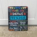 First day of school sign, First day of school board, Reusable 1st day of school sign Chalkboard, last day of school sign, last day of school 