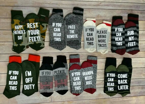 wine socks gift for him father gift christmas gift etsy
