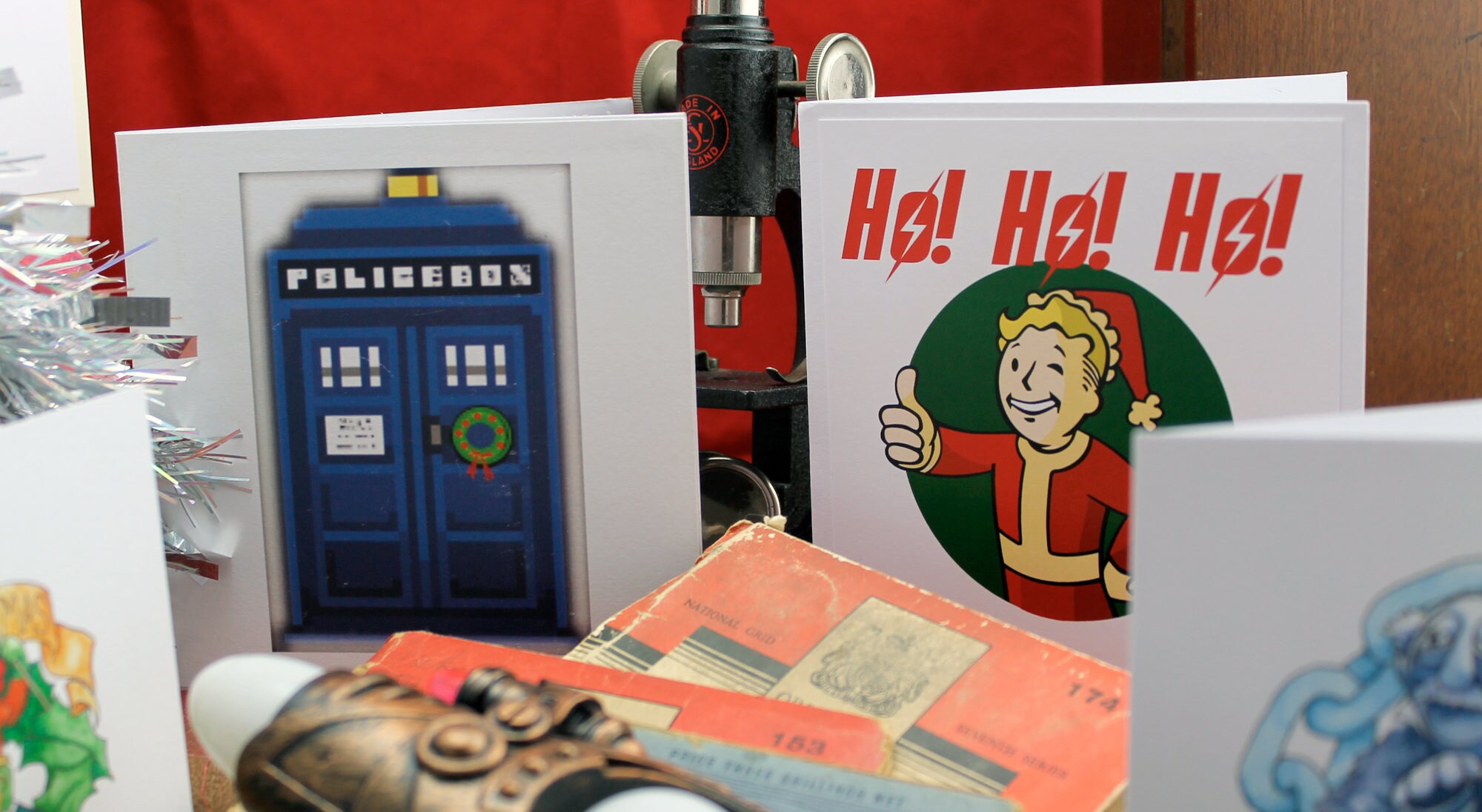 Merry PipMas Christmas card pipboy fallout xmas | Etsy