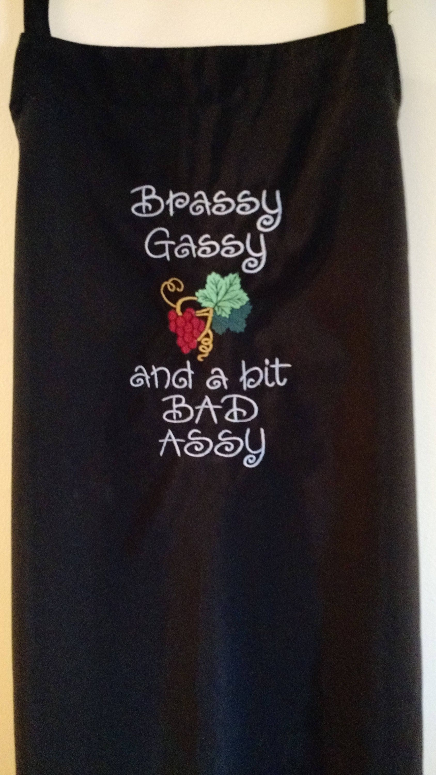 Apron for Men - "Brassy - Gassy and a bit Bad Assy"