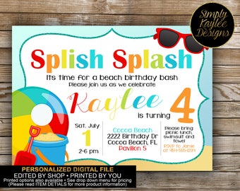 items similar to mermaid bachelorette party invitations last splash