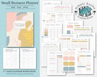 Small Business Planner: Entrepreneur Organizer (Printable PDF)