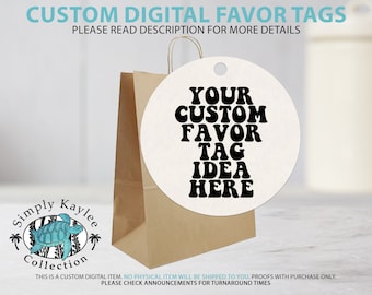 Etiquetas digitais PERSONALIZADAS para lembrancinhas