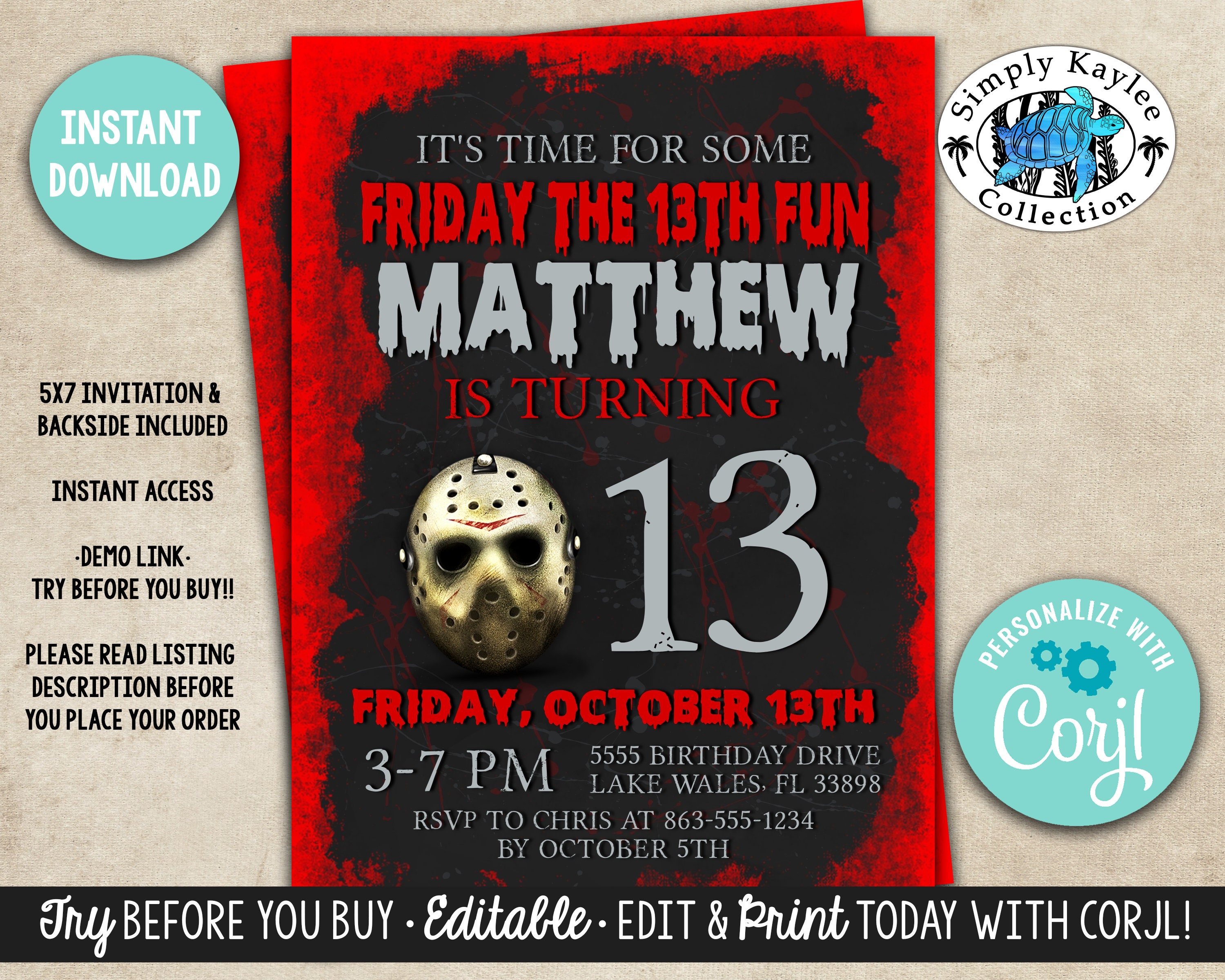 friday-the-13th-birthday-invitation-friday-the-13th-etsy-hong-kong