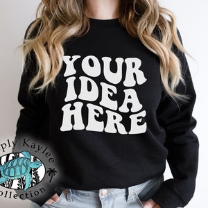 Custom Crewneck Sweater, Create Your Own Crewneck Sweater
