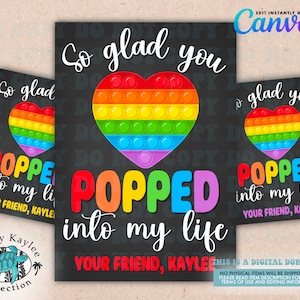 Kids School Valentines Card - Valentines Day Card - DIY Classroom Valentines - School Valentines - Classroom Valentines