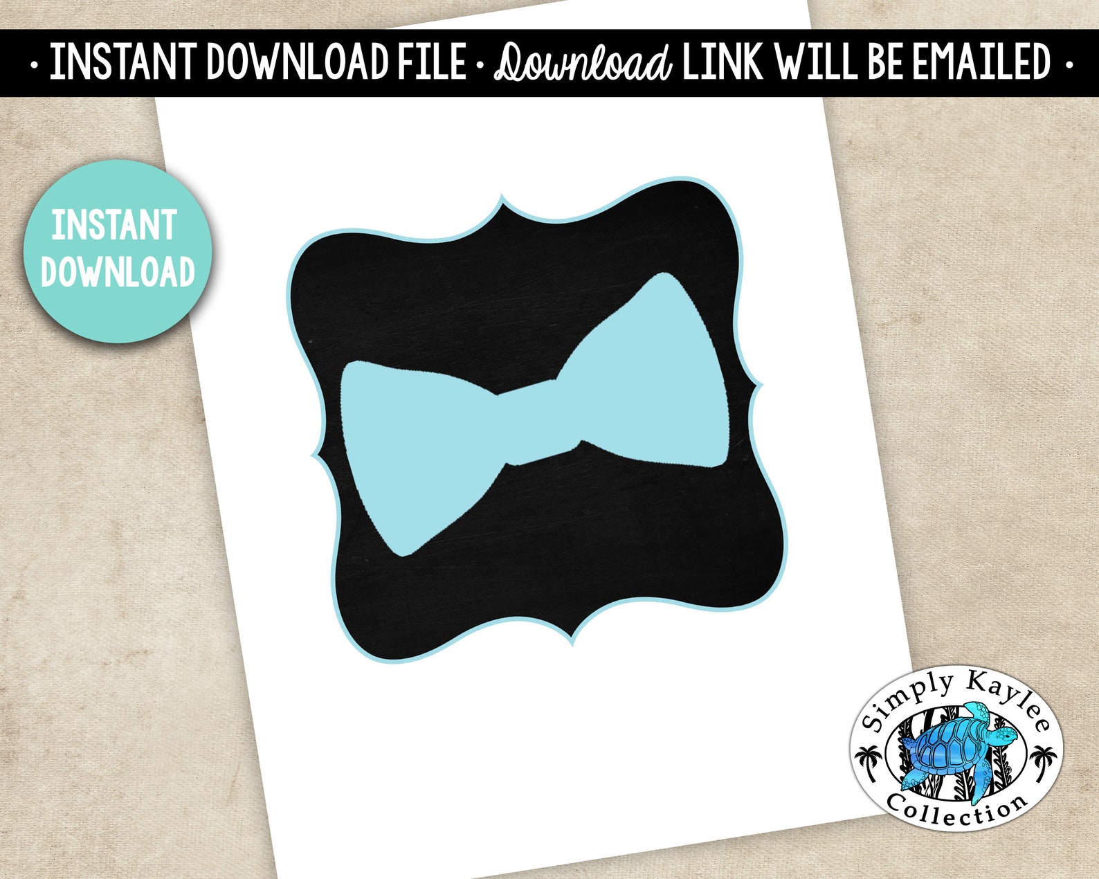 Bow Ties or Bows Gender Reveal Party Decorations Bowties or Etsy