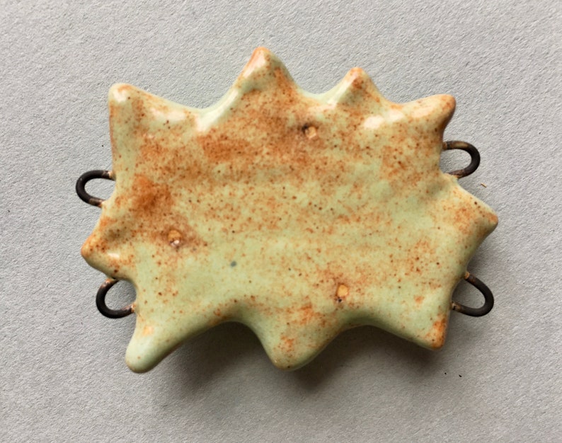 All-Seeing Eyes artisan ceramic connector bead
