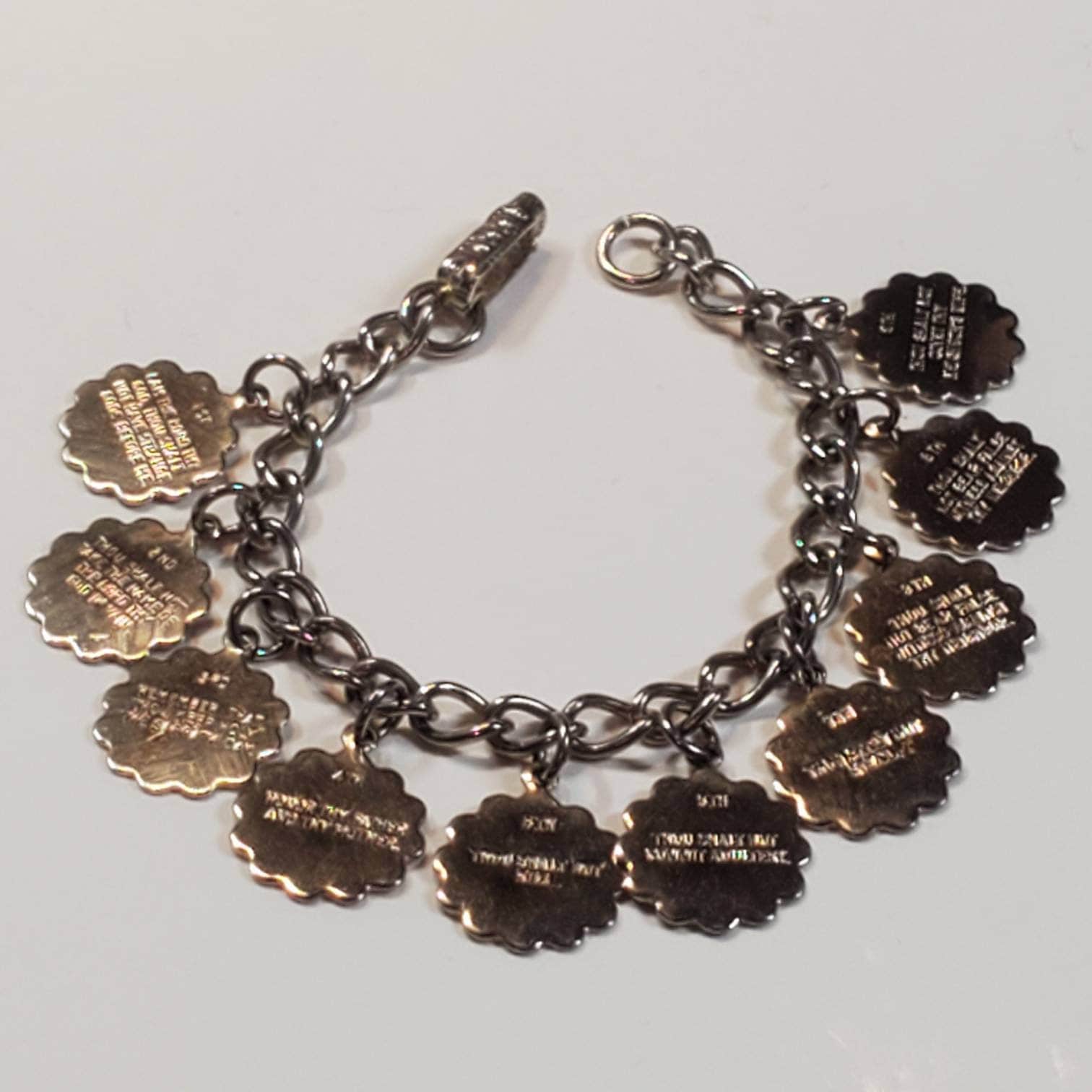 Ten commandments bracelet vintage store