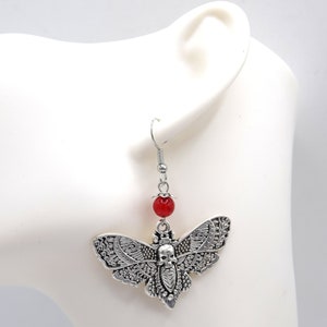 Phoenix moth earrings image 5