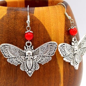 Phoenix moth earrings image 4