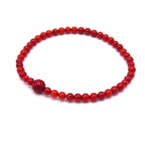 Bracelet Perles Agate Corail Birman 13mm - Pierre Naturelle Multicolore, Neuf Avec étiquette