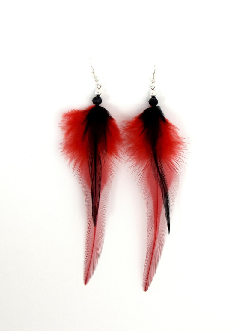 Tuto les Boucle d'oreille plume en cuir | Dans Mon Bocal