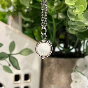 Mini Moonstone Fidget Necklace