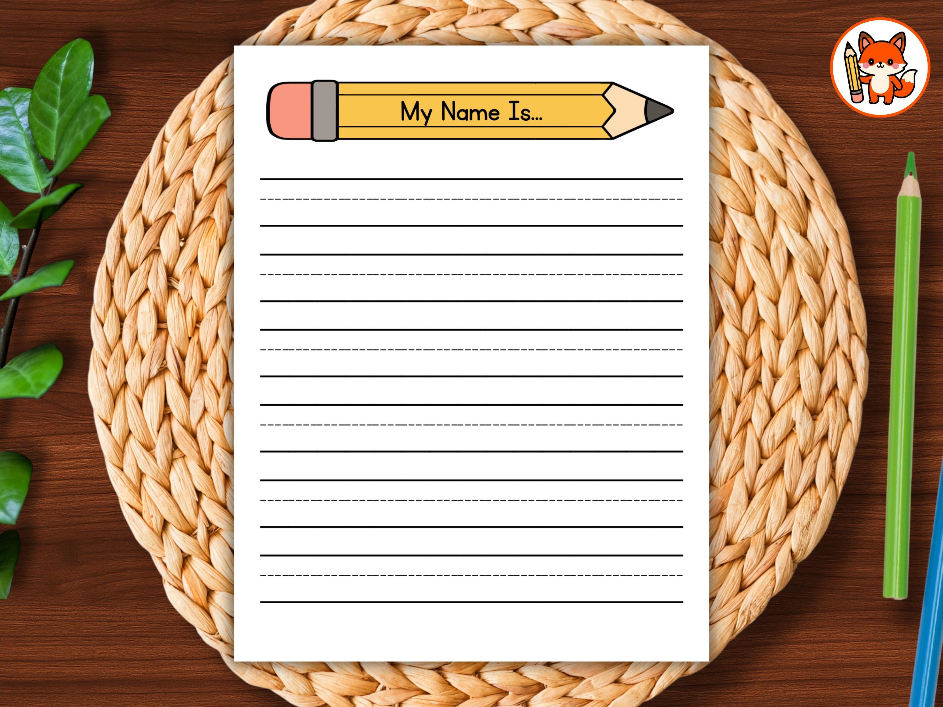 Personalized Name Tracing Worksheet: Handwriting Practice for Kids ...