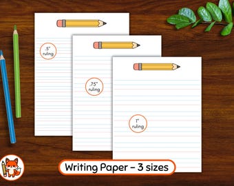 Printable Handwriting Practice Paper: Lined Worksheet Template (PDF Download)