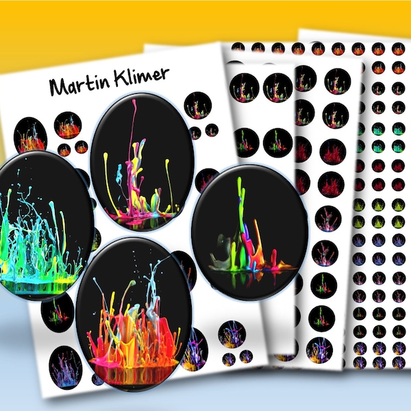 25 mm, 4 x 3, fotograaf Martin klimas 20 mm en 12 mm (x 2), afdrukbare afbeelding voor cabochon fles stoppers-Instant Download