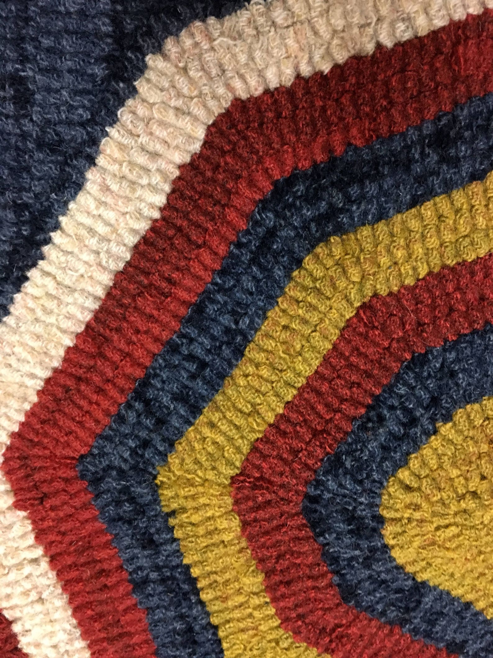 Handmade Hooked Rug Star Runner Etsy