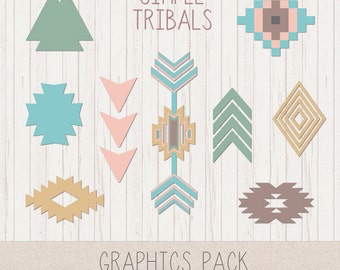 LeeLee Graphics - Clip Art (Simple Tribals)